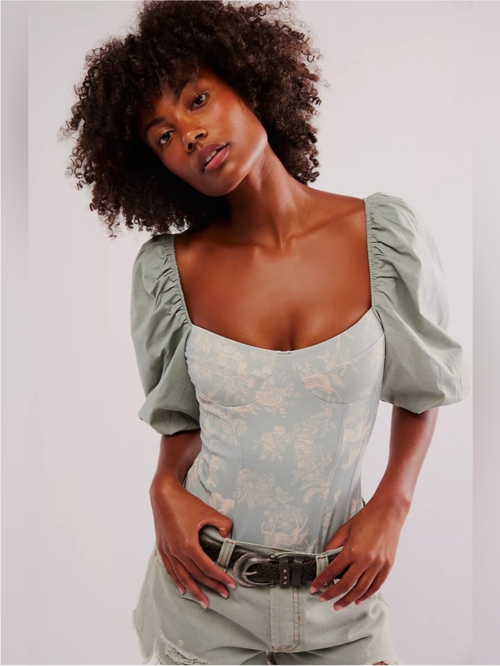 FREE PEOPLE INTIMATELY Prairie Rose Bodysuit